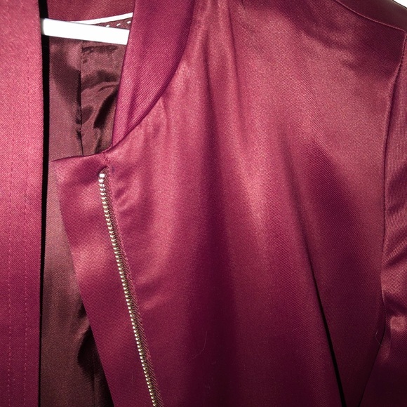 Massimo Dutti Red Bomber Jacket - Picture 4 of 4